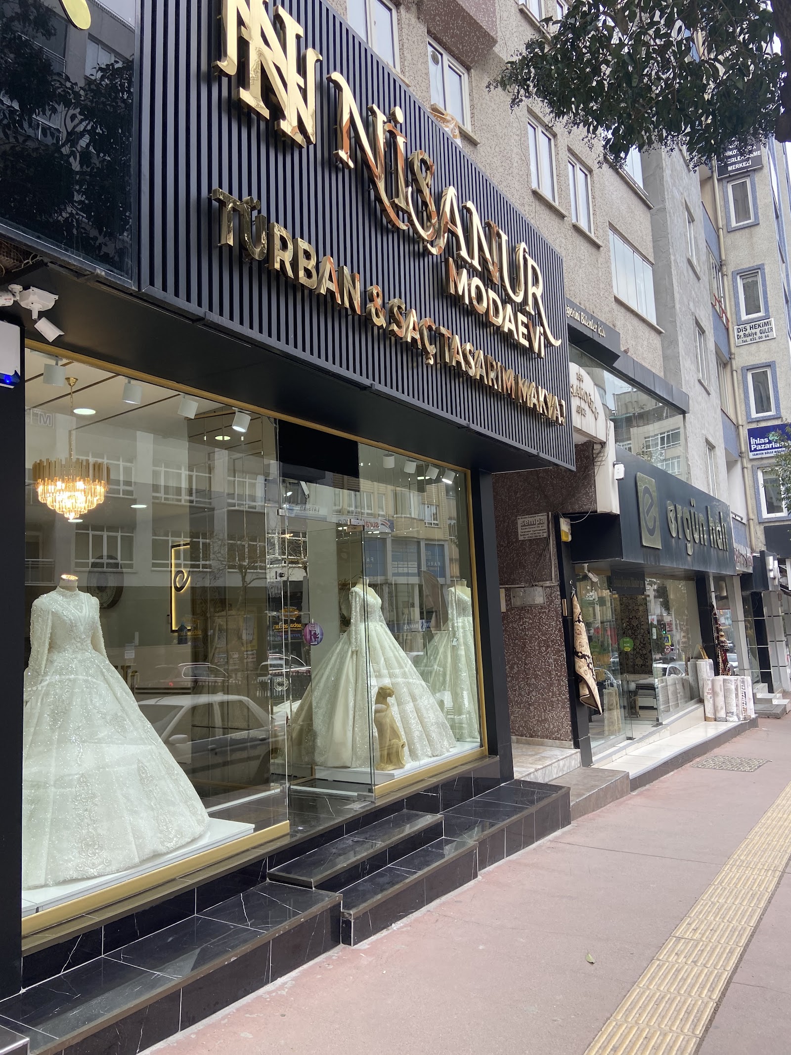 Nisanur Modaevi Türban&Saç Tasarım Makyaj Gelinlik, Nişanlık, Kaftan Samsun kır düğünü mekanı — İlkadım