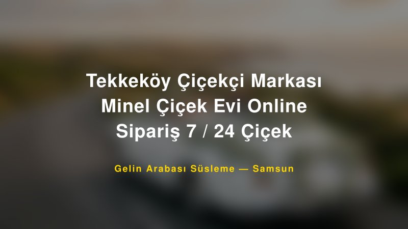 Tekkeköy Çiçekçi Markası Minel Çiçek Evi Online Sipariş 7 / 24 Çiçek ile Trend Gelin Arabası Yazıları ve Konseptleri